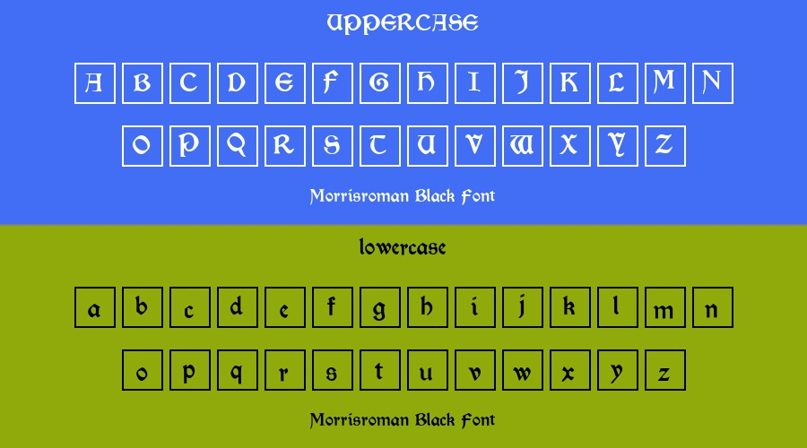 Morrisroman Black Font Preview