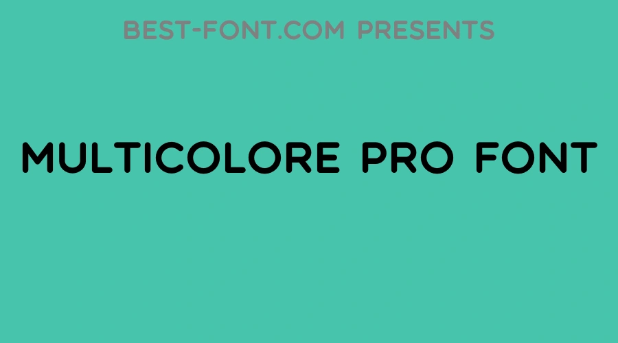 Multicolore Pro Font