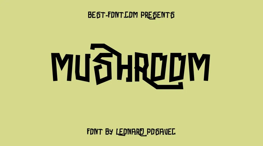 Mushroom Font