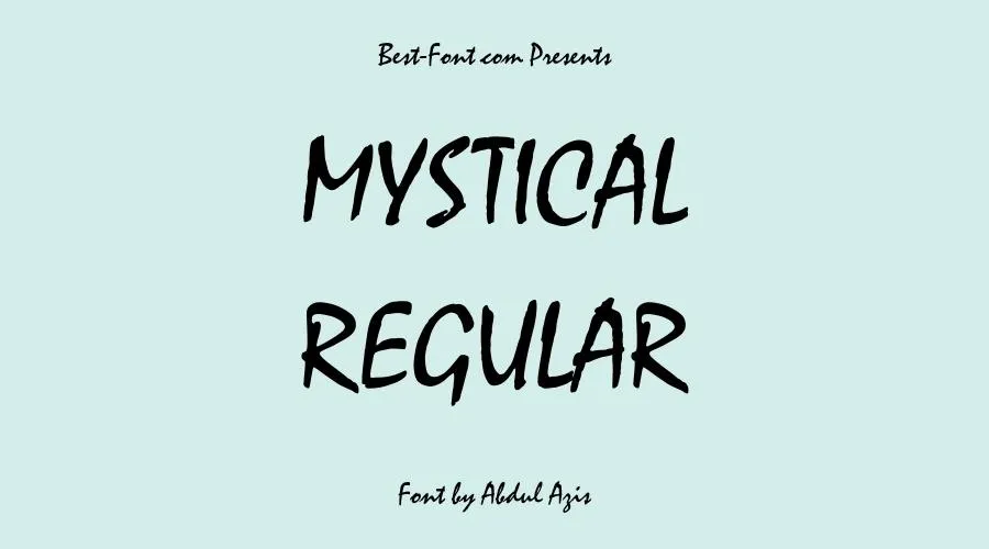 Mystical Font