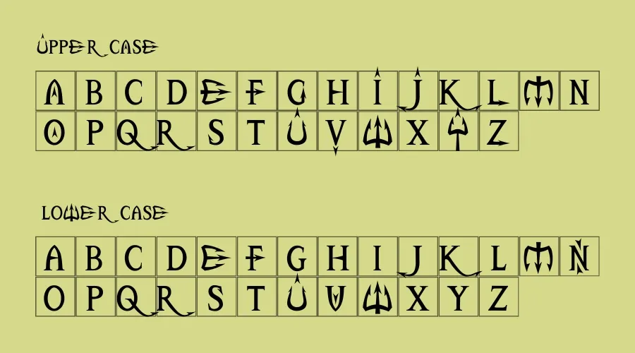 Mythology Font Preview