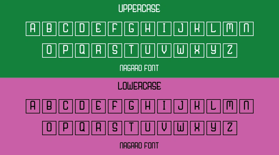 Nagaro Font Preview
