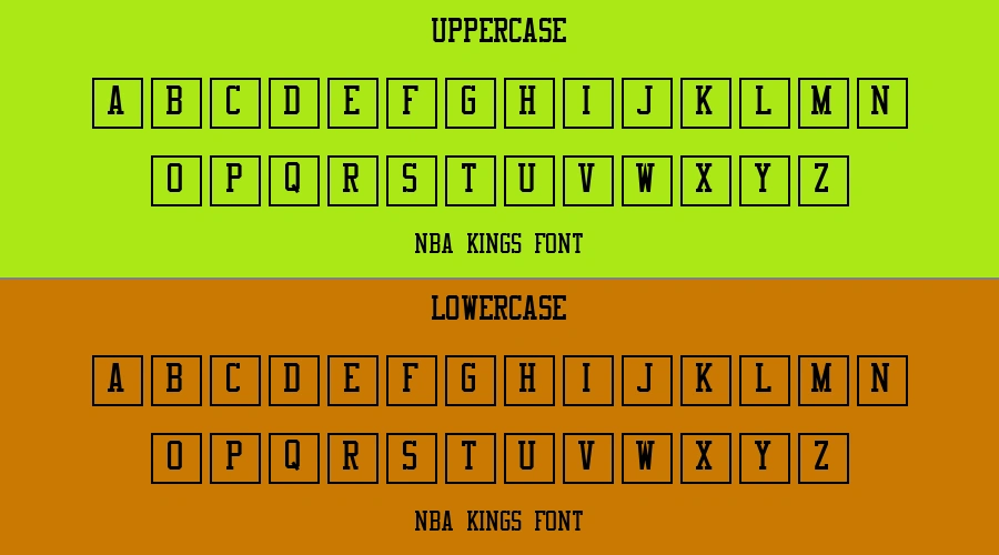 NBA Kings Font Preview