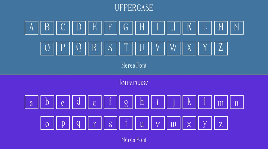 Nerea Font Preview