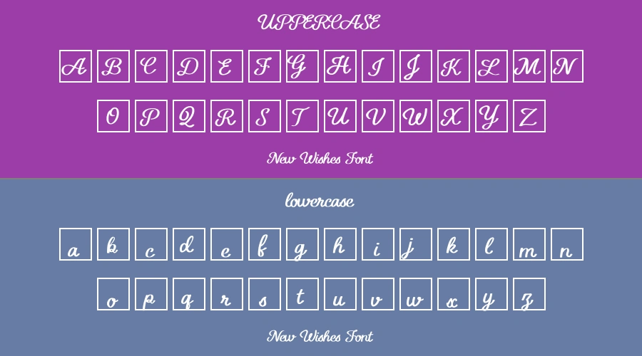 New Wishes Font Preview