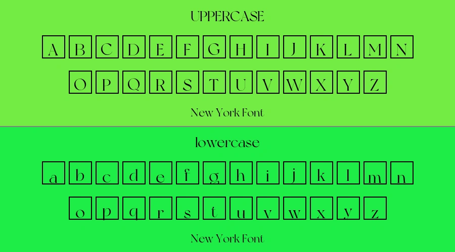 New York Font Preview