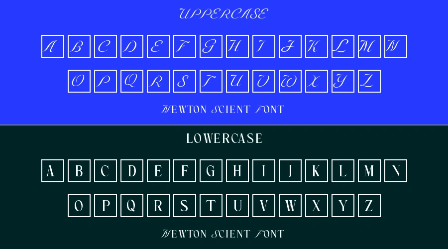 Newton Scient Font Preview