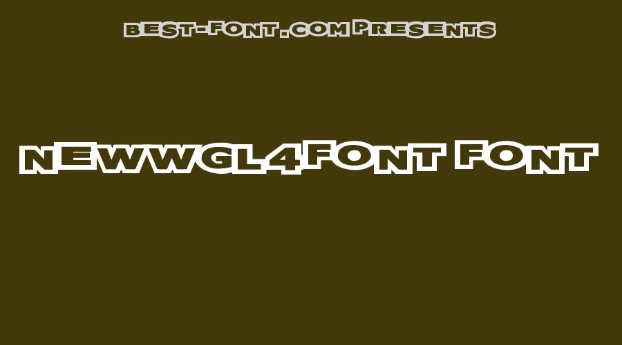 NewWGL4Font Font