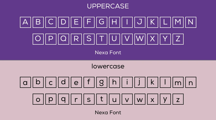 Nexa Font Preview
