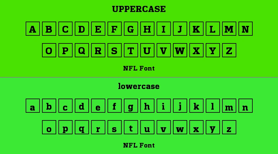 NFL Font Preview