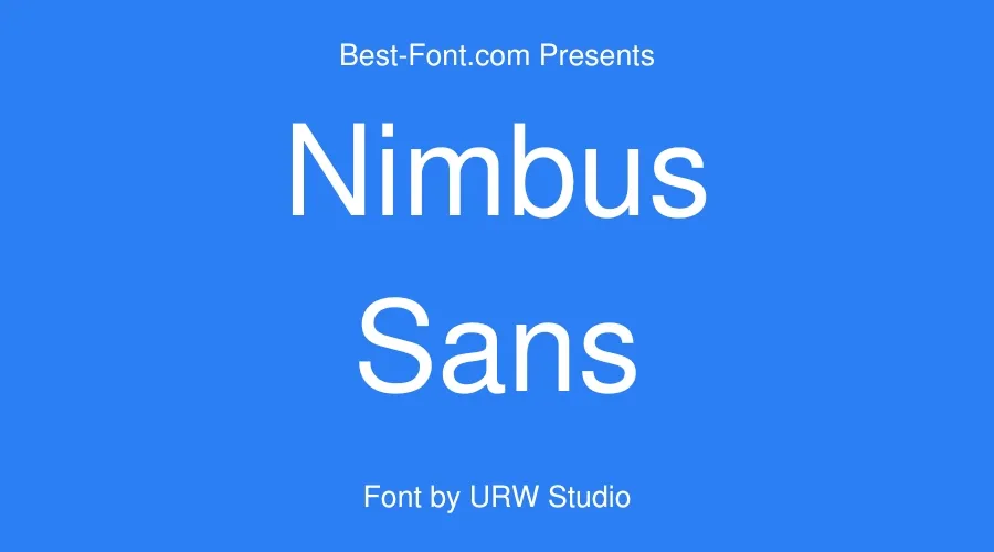 Nimbus Sans Font