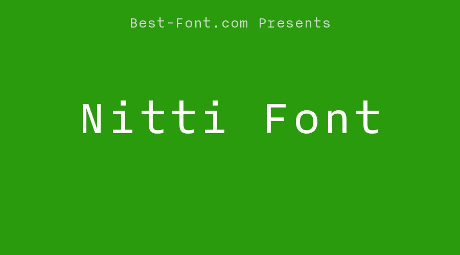 Nitti Font