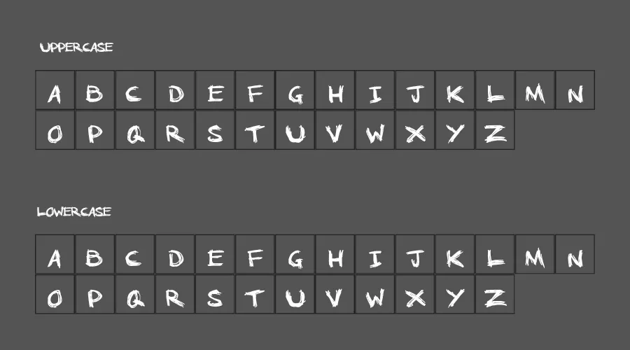 No Running In The Halls Font Preview