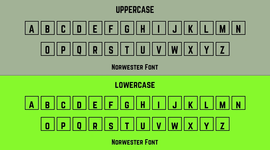 Norwester Font Preview