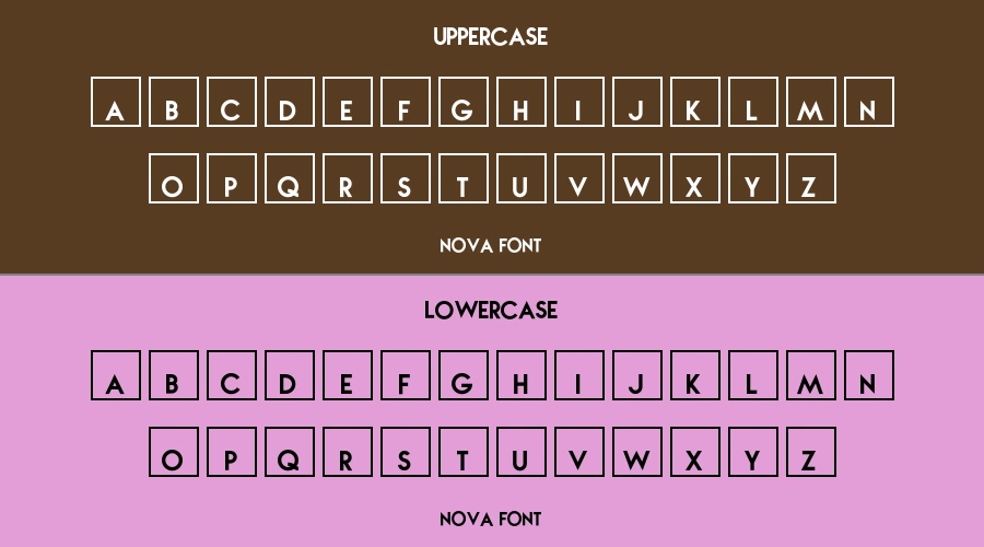Nova Font Preview