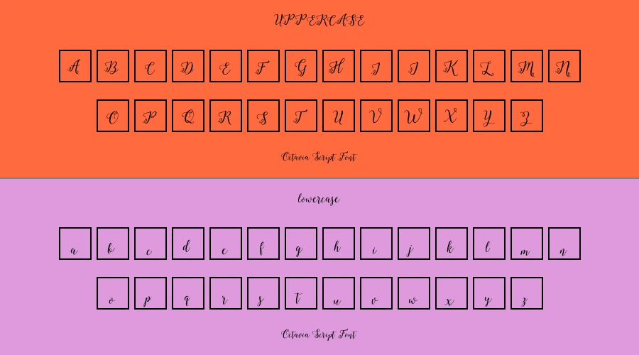 Octavia Script Font Preview