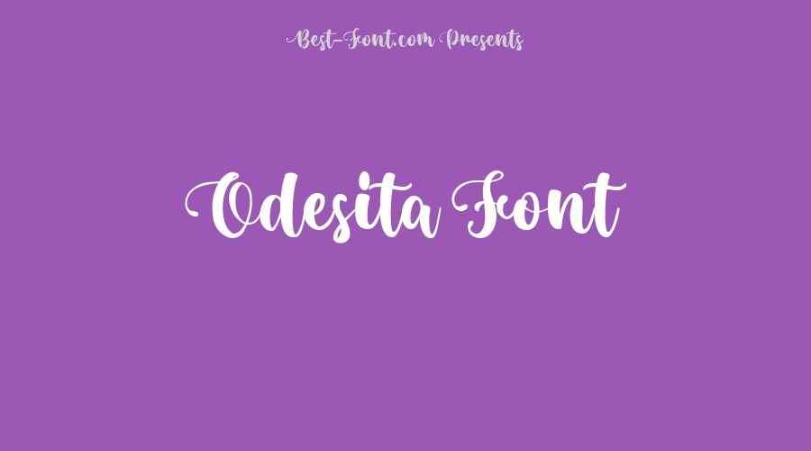 Odesita Font