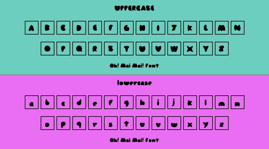 Oh Mai Mai Font Preview