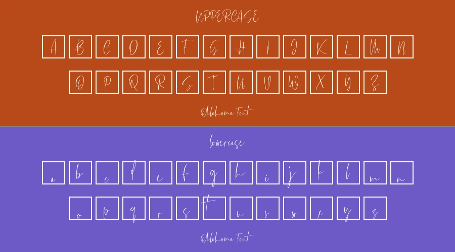 Oklahoma Font Preview