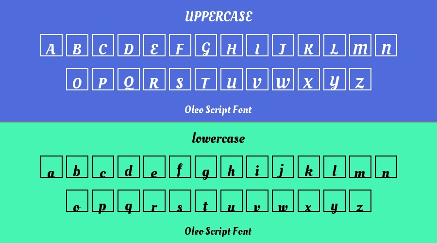 Oleo Script Font Preview
