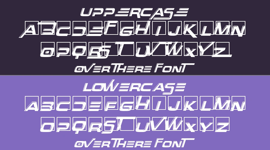 Over There Font Preview