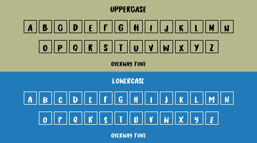 Overway Font Preview