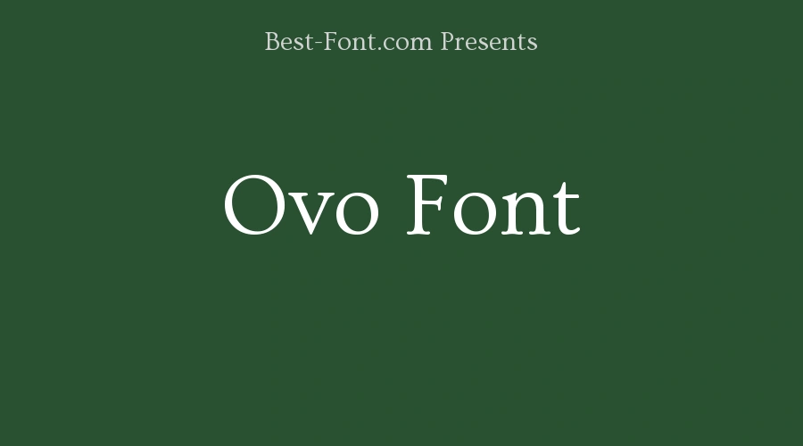 Ovo Font