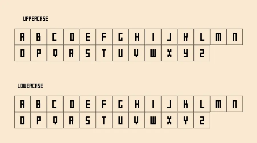 P22 DeStijl Tall Font Preview