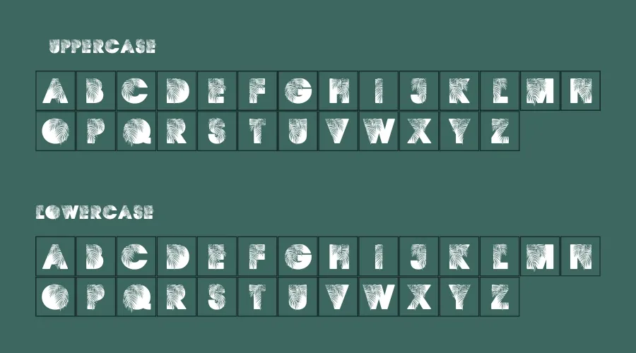 Palm Springs Font Preview