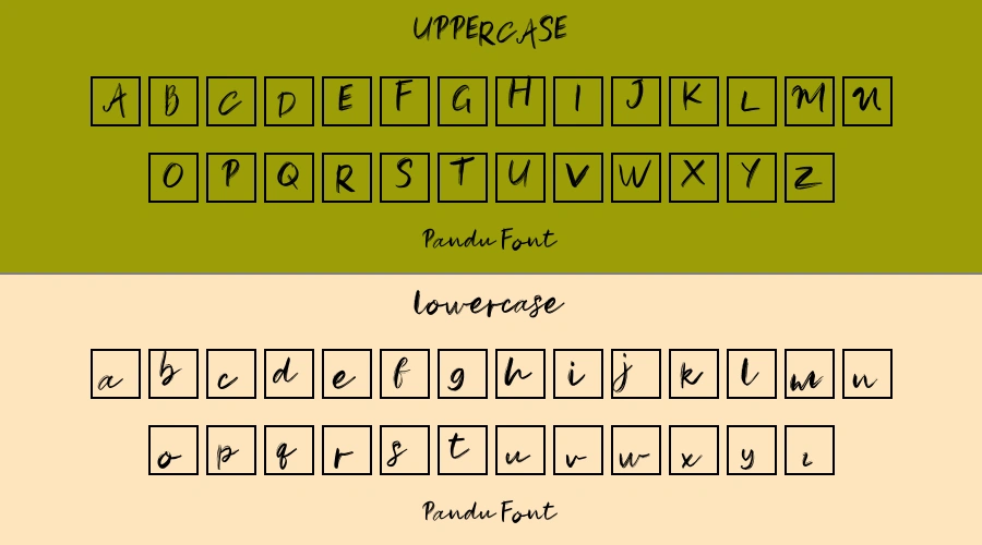 Pandu Font Preview