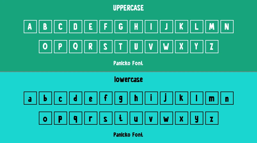 Panicko Font Preview