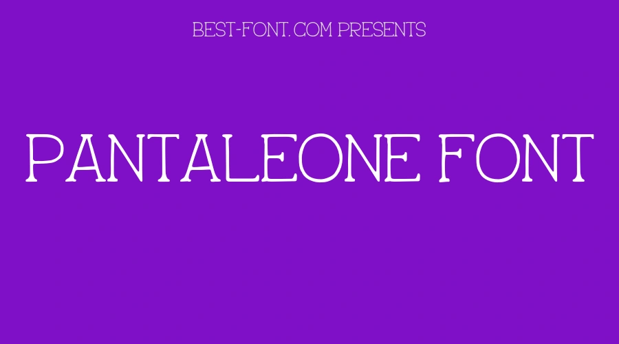Pantaleone Font