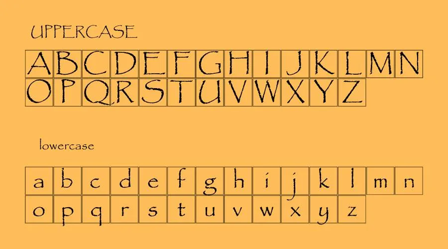 Papyrus Font Preview