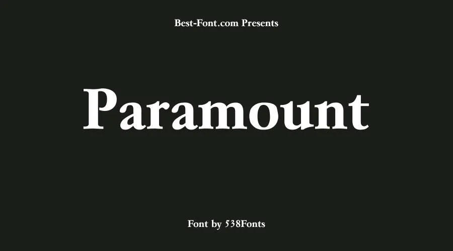 Paramount Font