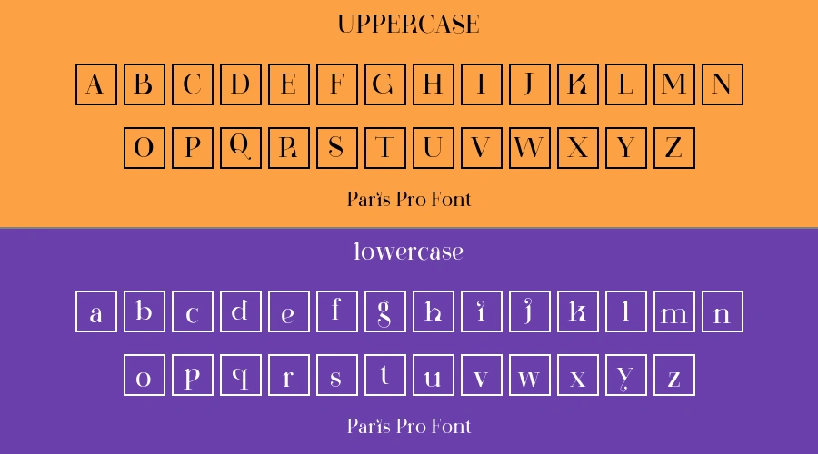 Paris Pro Font Preview