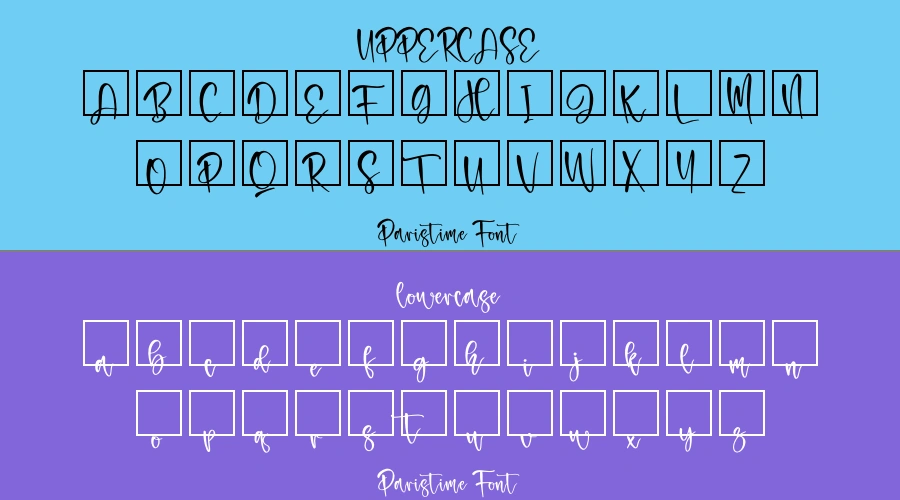 Paristime Font Preview