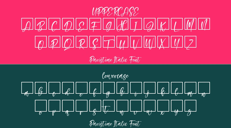Paristime Italic Font Preview