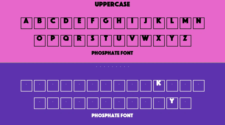 Phosphate Font Preview