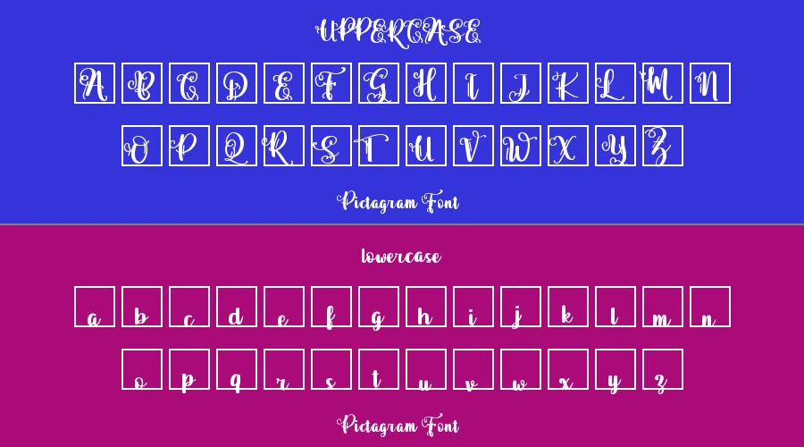 Pictagram Font Preview