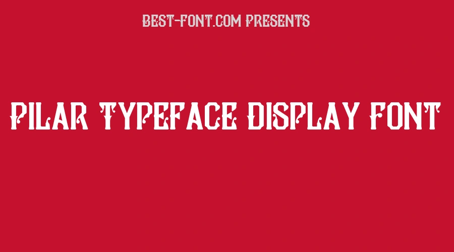 Pilar Typeface Display Font