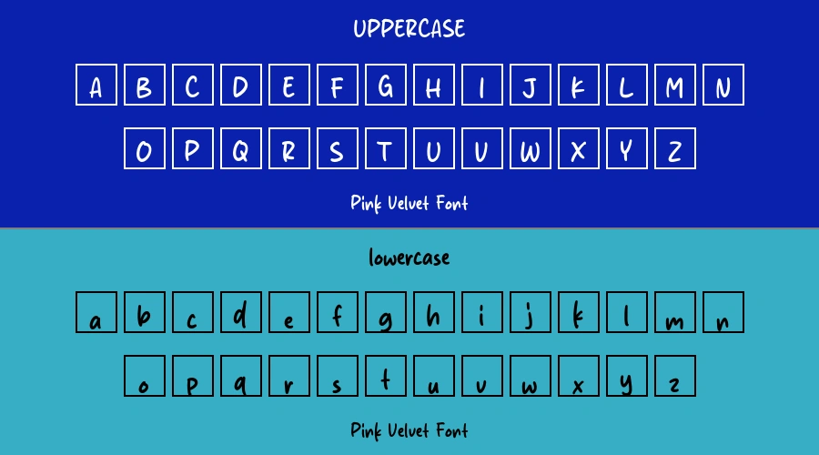 Pink Velvet Font Preview