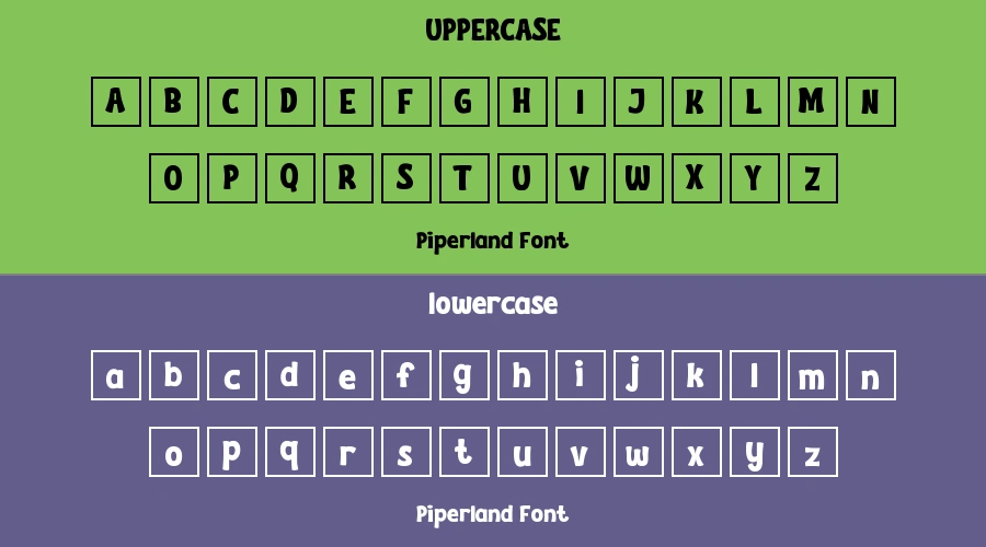 Piperland Font Preview