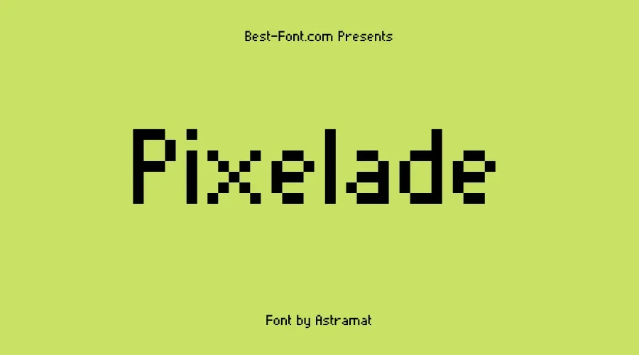 Pixelade Font