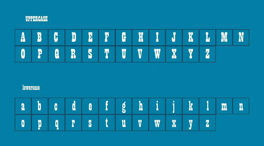 Playbill Font Preview