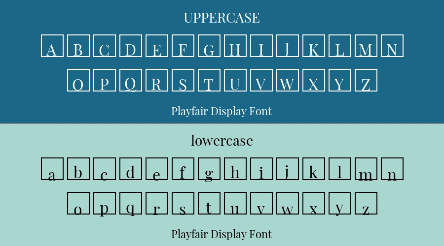 Playfair Display Font Preview