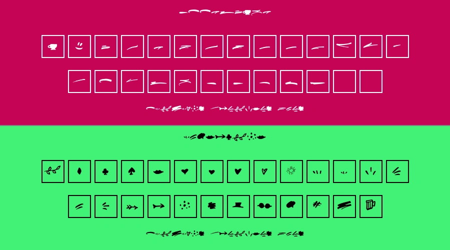 Playlist Ornament Font Preview