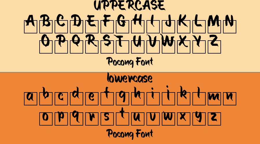 Pocong Font Preview