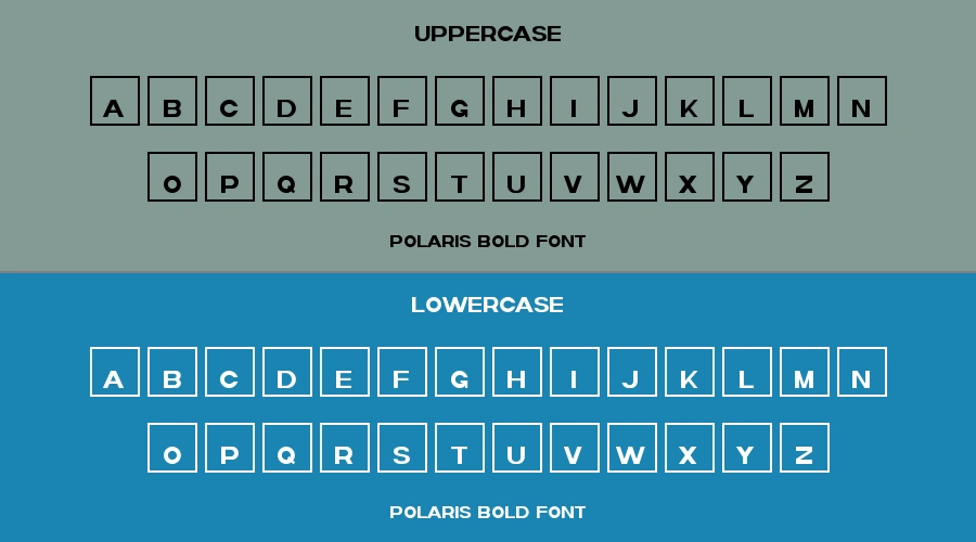 Polaris Bold Font Preview