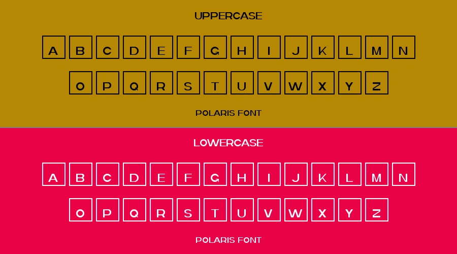 Polaris Font Preview