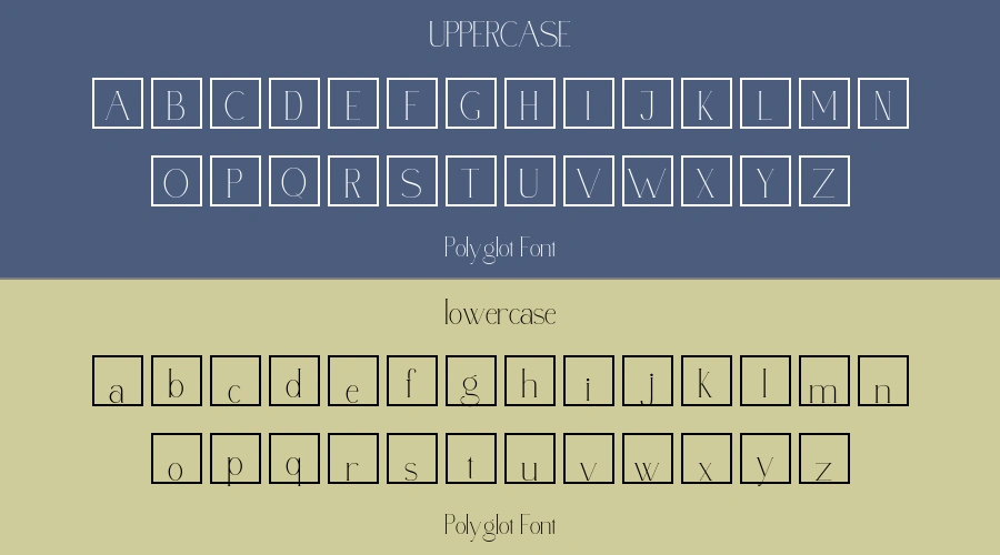 Polyglot Font Preview